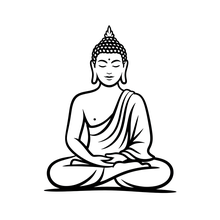 Buddha in Meditation für Innere Ruhe und Gelassenheit
